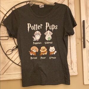 Potter Pups Gray T-Shirt